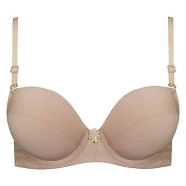 سوتین زنانه لنا مدل فنردار بند متحرک کد 4850 رنگ کرم