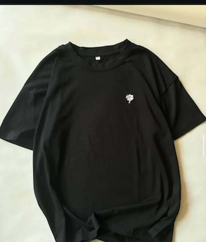 تیشرت گلدوزی گربه ایراددار