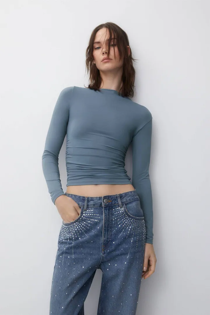 <span class="text-styled__StyledSpan-sc-d280c10c-1 dvOaRP">Pull & Bear< span>تیشرت پلی آمید بند کشی