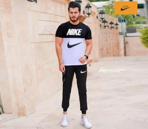 ست تیشرت وشلوار Nike مدل Halako (سفید)