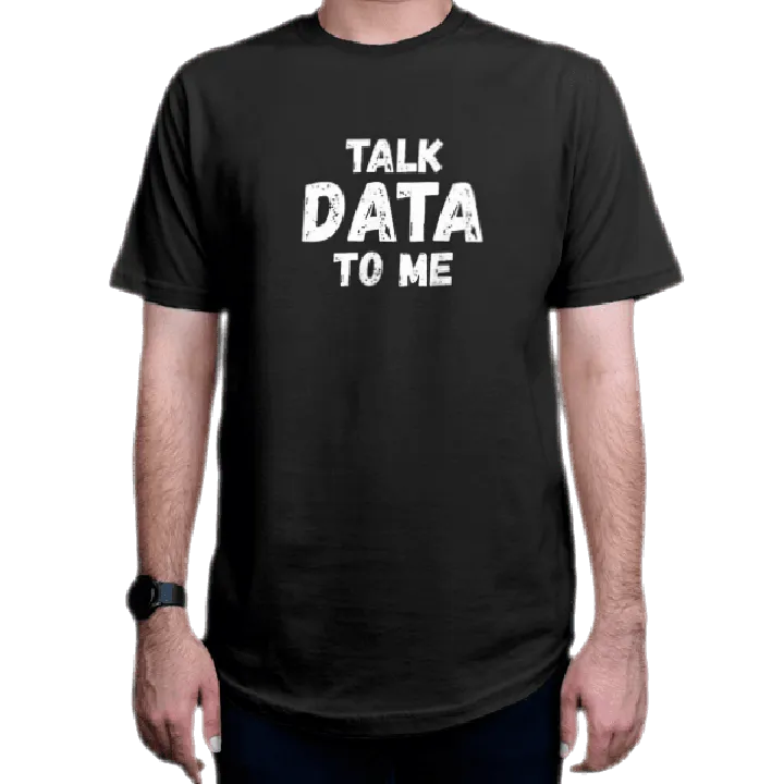 تیشرت برنامه نویسی طرح 2-Talk Data To Me