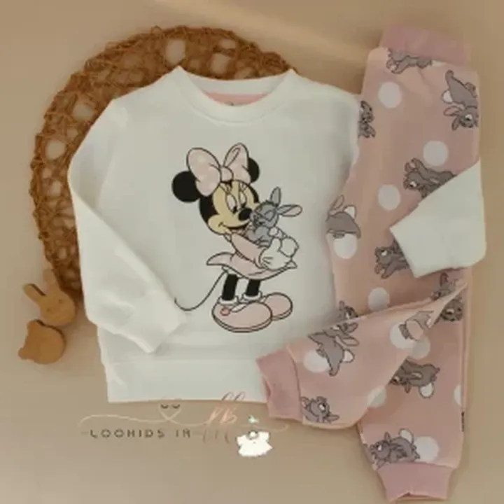 ست بلوز شلوار طرح مینی موس از برند h&m – کد LK1070