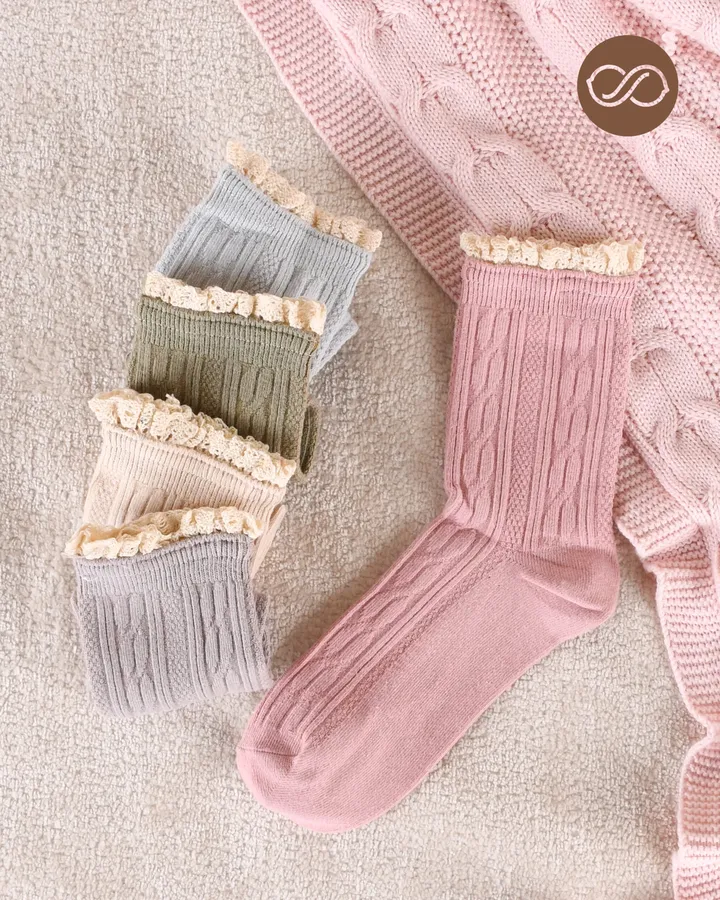 جوراب ساقدار لب تور 000790