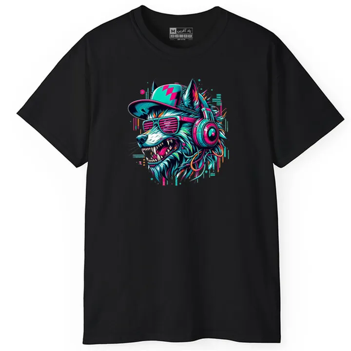 تی شرت آستین کوتاه مردانه پاد آفرین مدل موزیک طرح ...