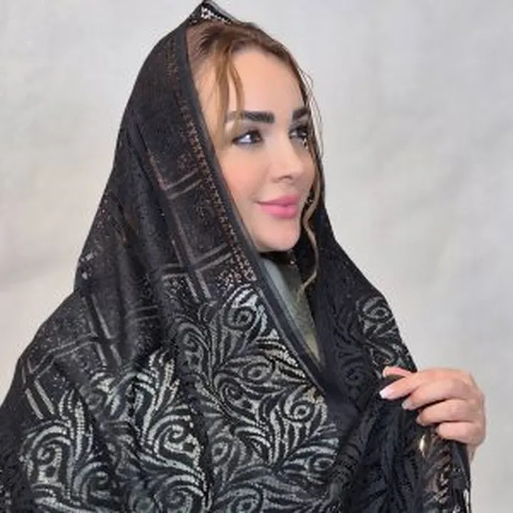 شال گیپوری مشکی ۳۵۷۰۰۴۹۹ ۱