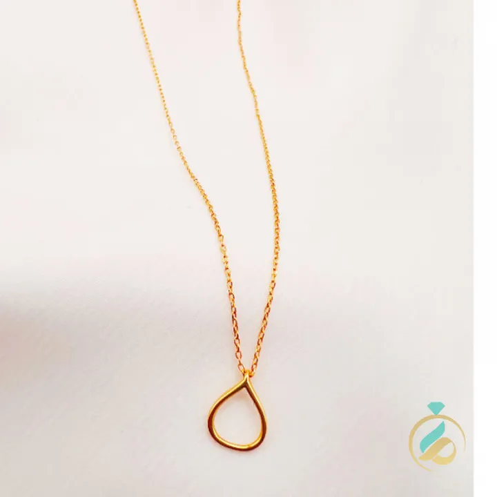 گردنبند طلا طرح اشک یکتاخواه