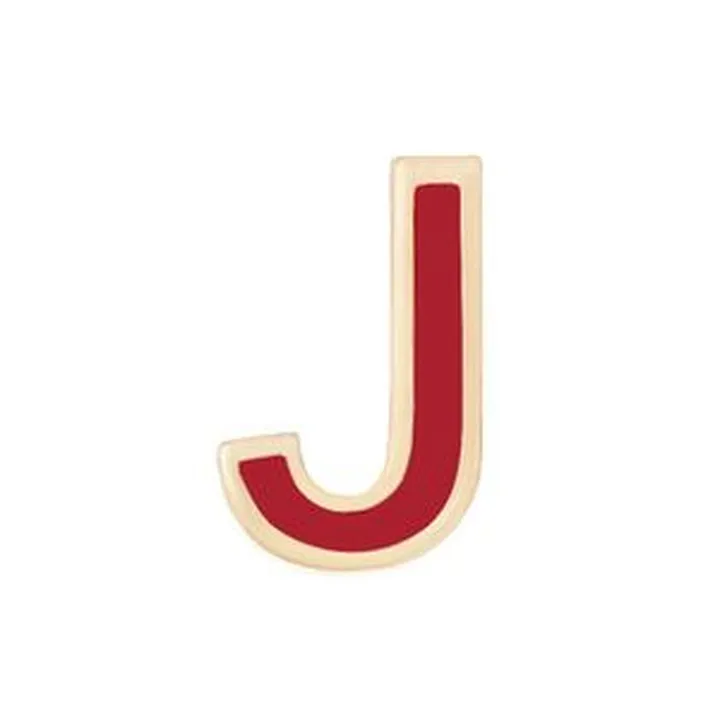 آویز گردنبند نقره ژابیز مدل حرف J