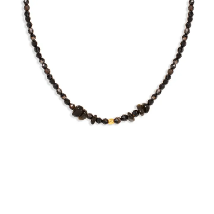 گردنبند طلا عقیق تراش دار