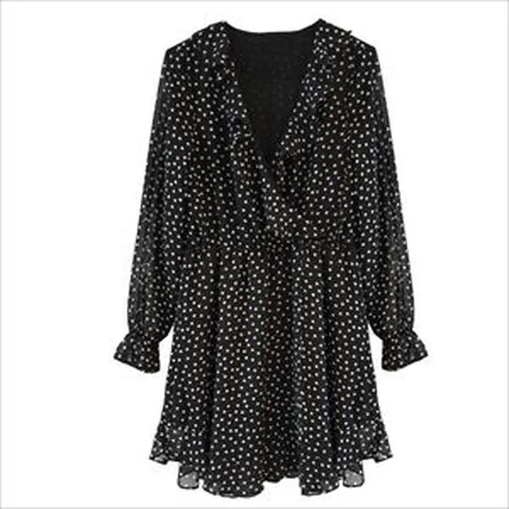 پیراهن یقه باز زنانه مدل دیبا