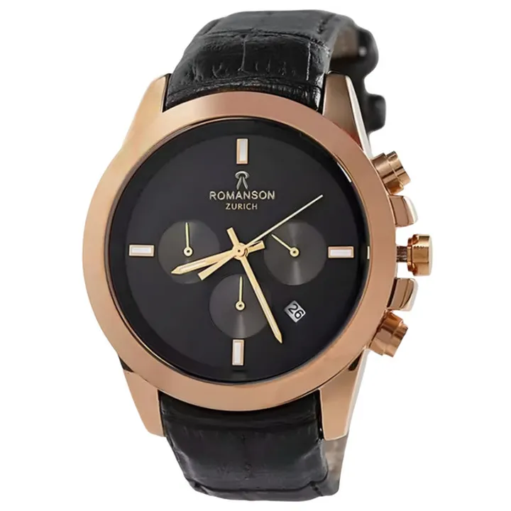 ساعت مچی عقربه‌ایکوارتز  مردانه رومانسون مدل بند ...