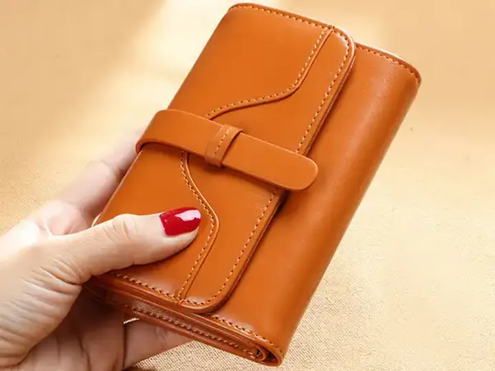 کیف پول و کیف کارت زنانه چرم IOS Aiguoshi Wallet women's short 2013