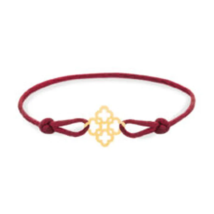 دستبند طلا زنانه طرح چهار شبدر