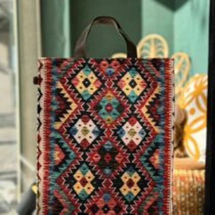 ساک دستی سرو سنتی لوزی رنگی