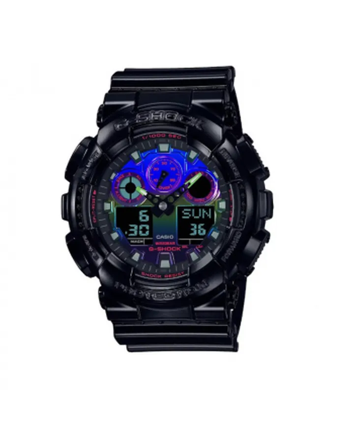 ساعت مچی عقربه ای مردانه کاسیو Casio مدل GA-100RGB-1ADR