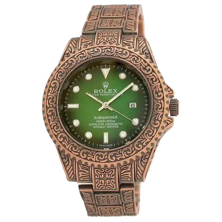 ساعت مچی مردانه رولکس ROLEX مدل حکاکی کد 1260