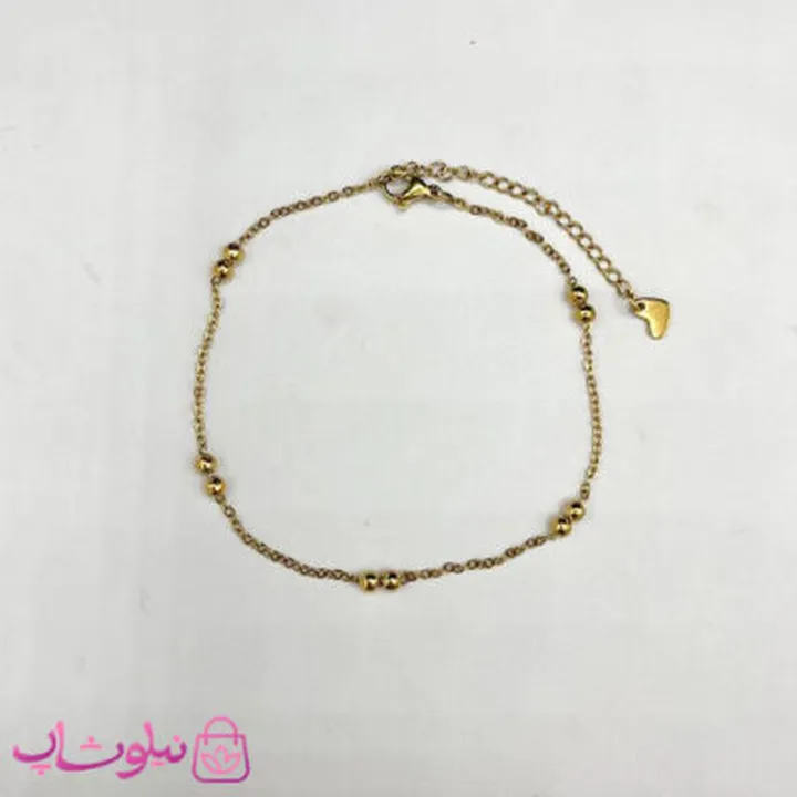 پابند زنانه استیل طرحدار توپی مینیمال کد 798