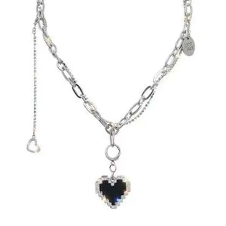 گردنبند مدل قلب پیکسلی