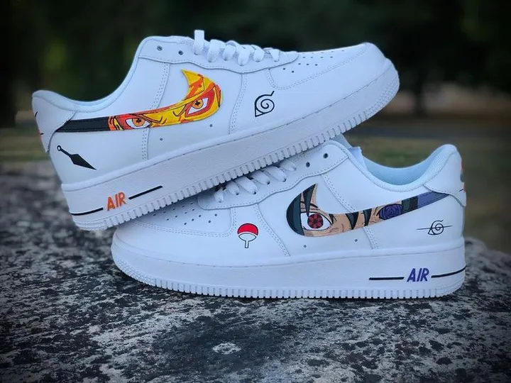 کفش اسپرت   NARUTO کاستوم کتونی انیمه ناروتو ایرفورس نایک nike air force