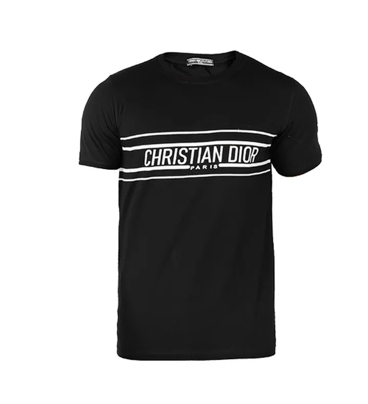 تیشرت Chiristian Dior مردانه مشکی ساده