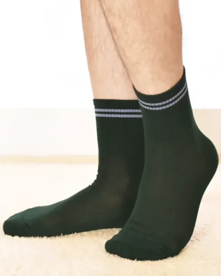 جوراب نیم ساق دو خط مردانه
