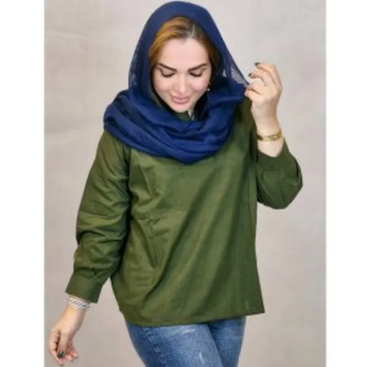 شومیز یقه هفت لینن ۳۰۲۰۰۴۰۸
