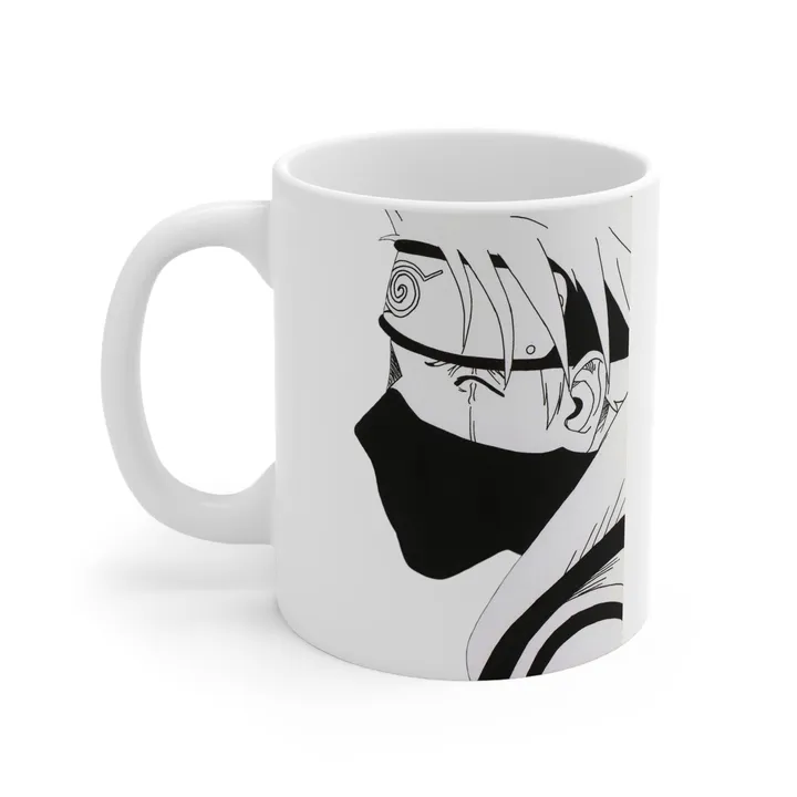 ماگ طرح انیمه ناروتو هاتاکه کاکاشی Naruto Anime Hatake Kakashi مدل NM0007