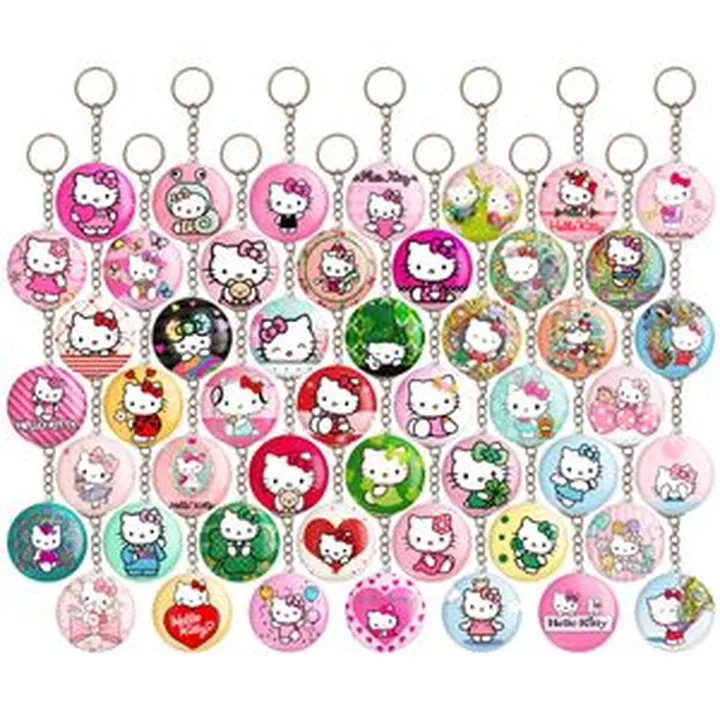 جاکلیدی خندالو مدل هلوکیتی Hello Kitty کد 55 بسته 49 عددی