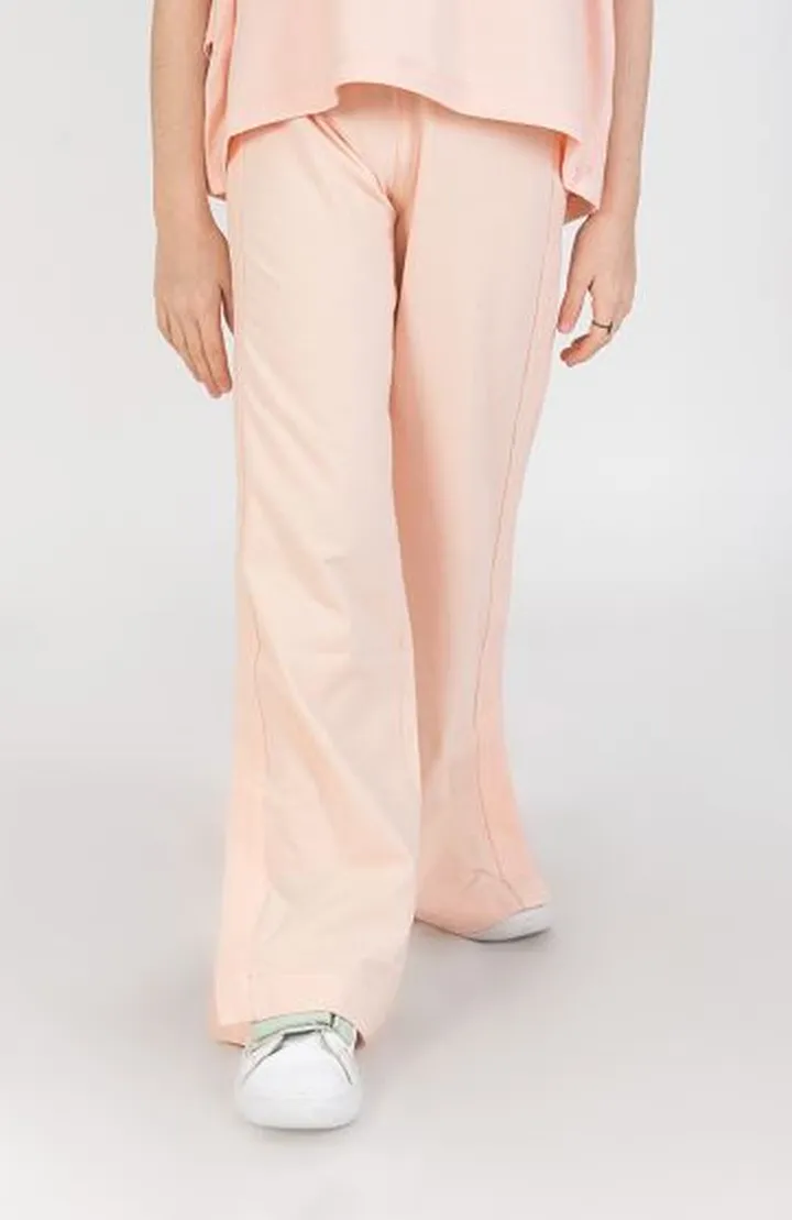 شلوار یکرولایکرا لمه‏دار چاک‏دار(ست با کد 10575)