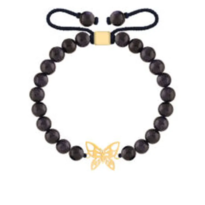 دستبند طلا زنانه طرح شاپرک