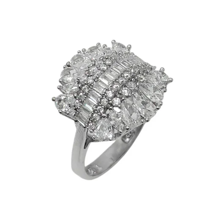 انگشتر نقره زنانه مدل مارکیز 104