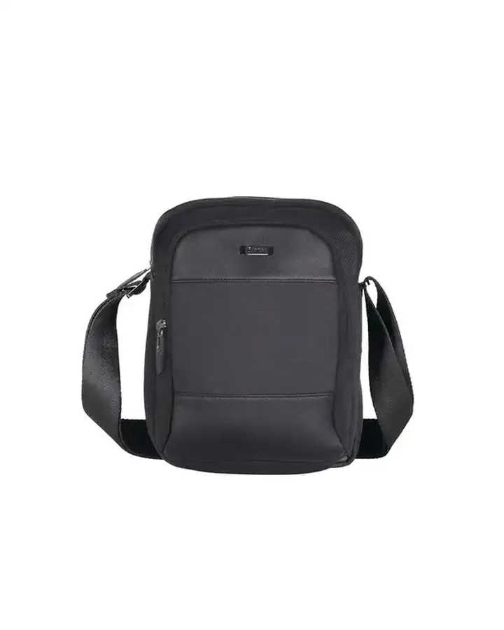 کیف مردانه دوشی مشکی نیلپر توریستر Nilper tourister مدل گیوان کد NTLM671-BLK