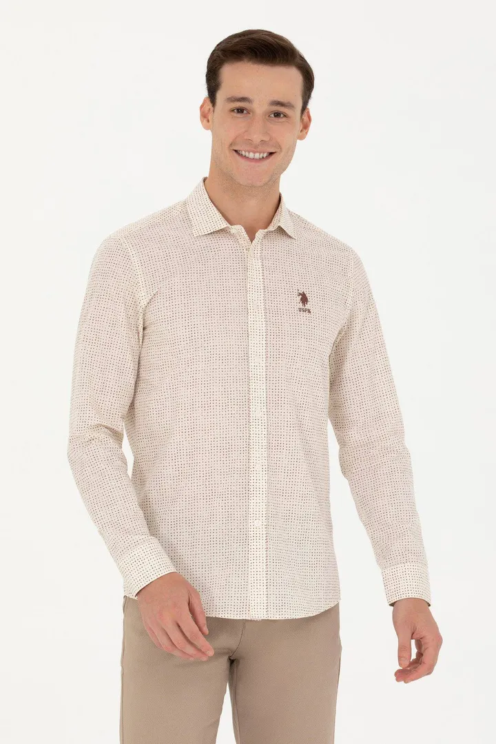 <span class="text-styled__StyledSpan-sc-d280c10c-1 dvOaRP">U.S. Polo Assn.< span>پیراهن آستین بلند مردانه سنگی 50272369-vr049