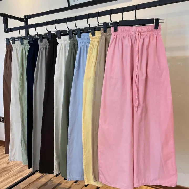 شلوار بگ لینن ترک