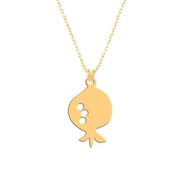 گردنبند طلا 18 عیار زنانه فرشته مدل انار WNLZ-000106