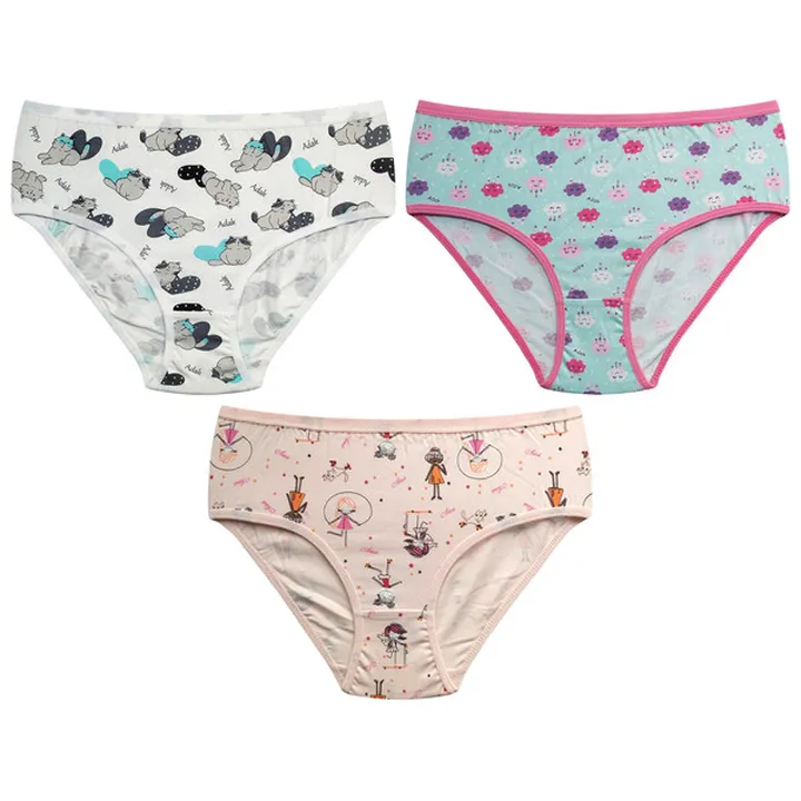 شورت دخترانه آداک مدل اسلیپ بسته 3 عددی