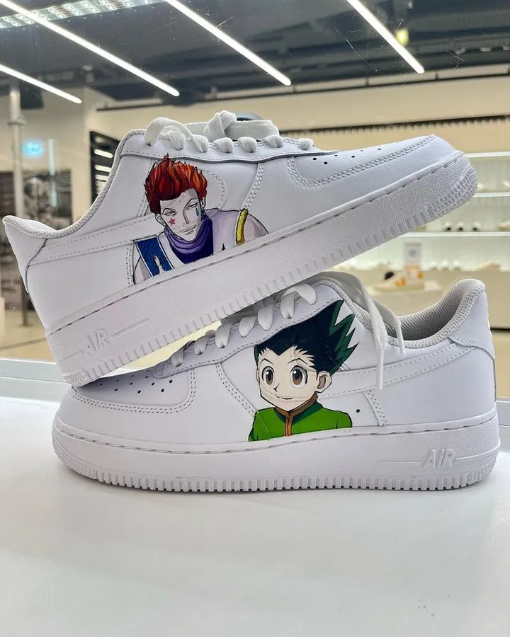 کفش اسپرت   Hunter X Hunter کاستوم کتونی انیمه هانتر ایکس هانتر ایرفورس نایک nike air force