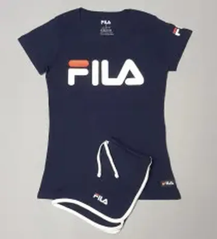 *ست تی شرت و شرت زنانه سایز M   XL برند FILA کد 10093466