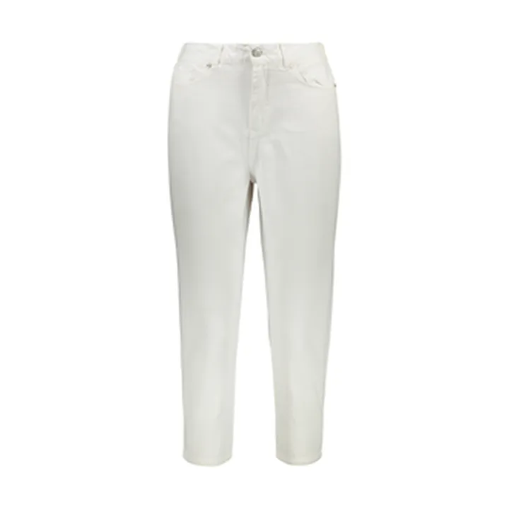 شلوار کتان مام استایل زنانه - Women' s Trousers white