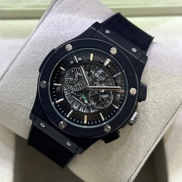 ساعت مچی مردانه هابلوت بیگ بنگ Hublot  با جعبه و ارسال رایگان در رنگبندی کامل 