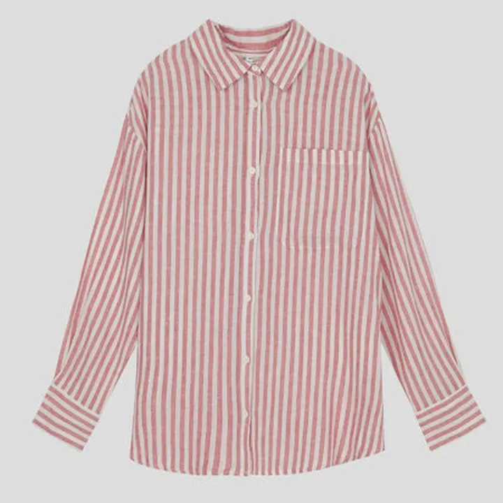 شومیز لینن استرایپ هما