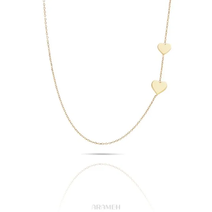 گردنبند دو قلب