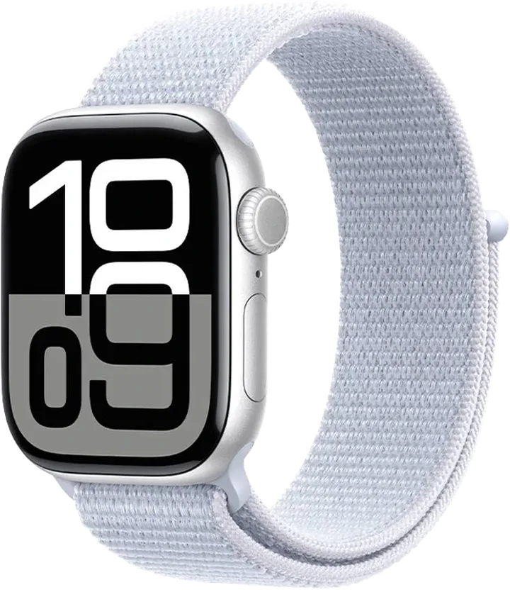 ساعت هوشمند Apple Watch سری 10 مدل  Silver Al Blue Cloud SL GPS 46MM
