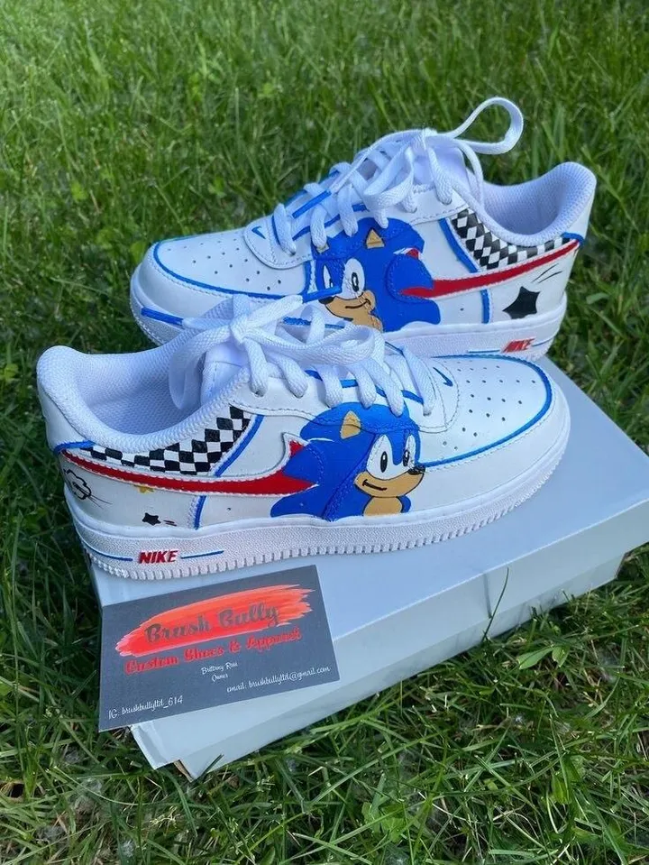 کفش اسپرت   با طرح نایک  سونیک sonic ایرفورس nike air force