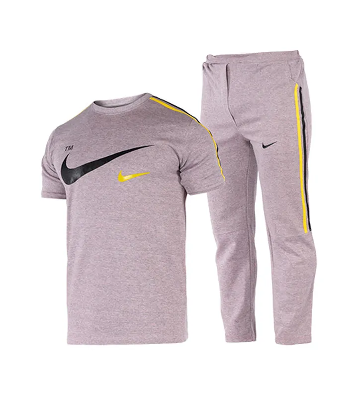 ست تیشرت و شلوار مردانه آستین کوتاه Nike یقه گرد