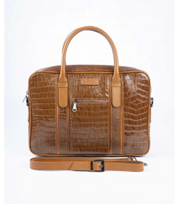 کیف اداری چرم طبیعی مردانه صاد مدل AS5701