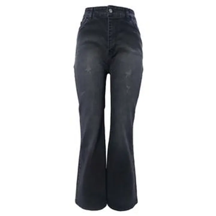 شلوار جین دم پا گشاد زنانه مدل 20124