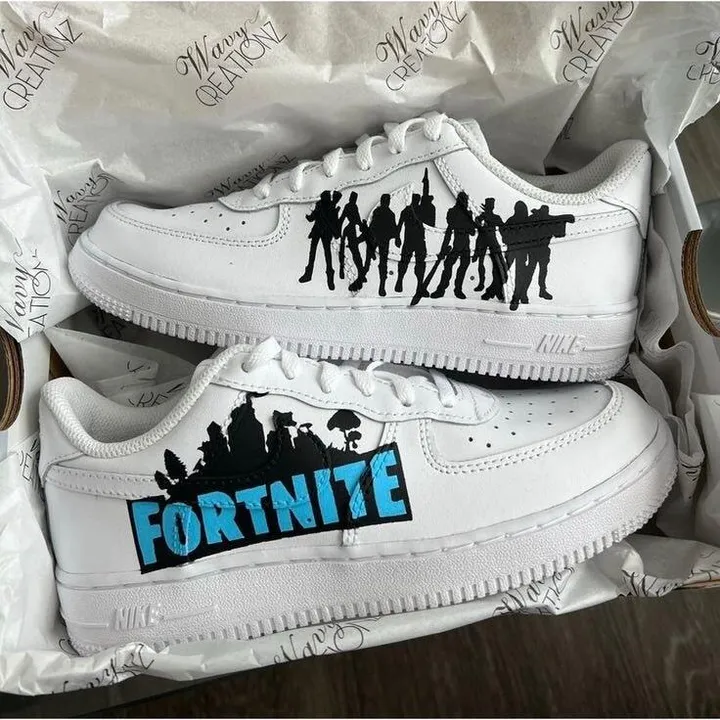 کفش اسپرت   با طرح نایک Fortnite ایرفورس nike air force