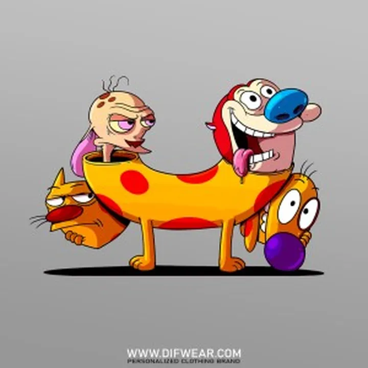 تیشرت CatDog #2