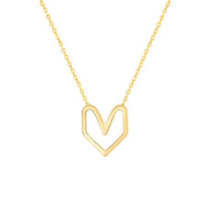 گردنبند طلا زنانه طرح قلب