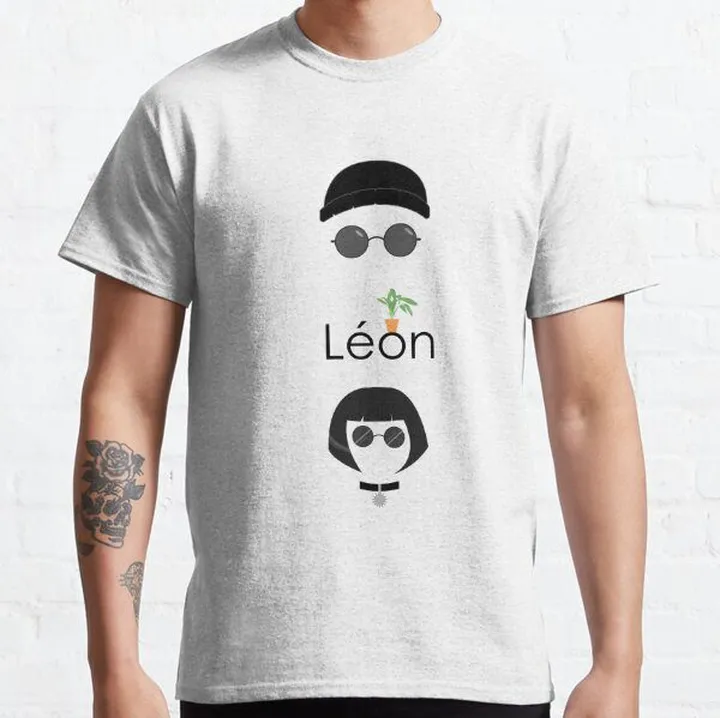 تیشرت با طرح  Leon The Professional Minimalist لئون حرفه ای